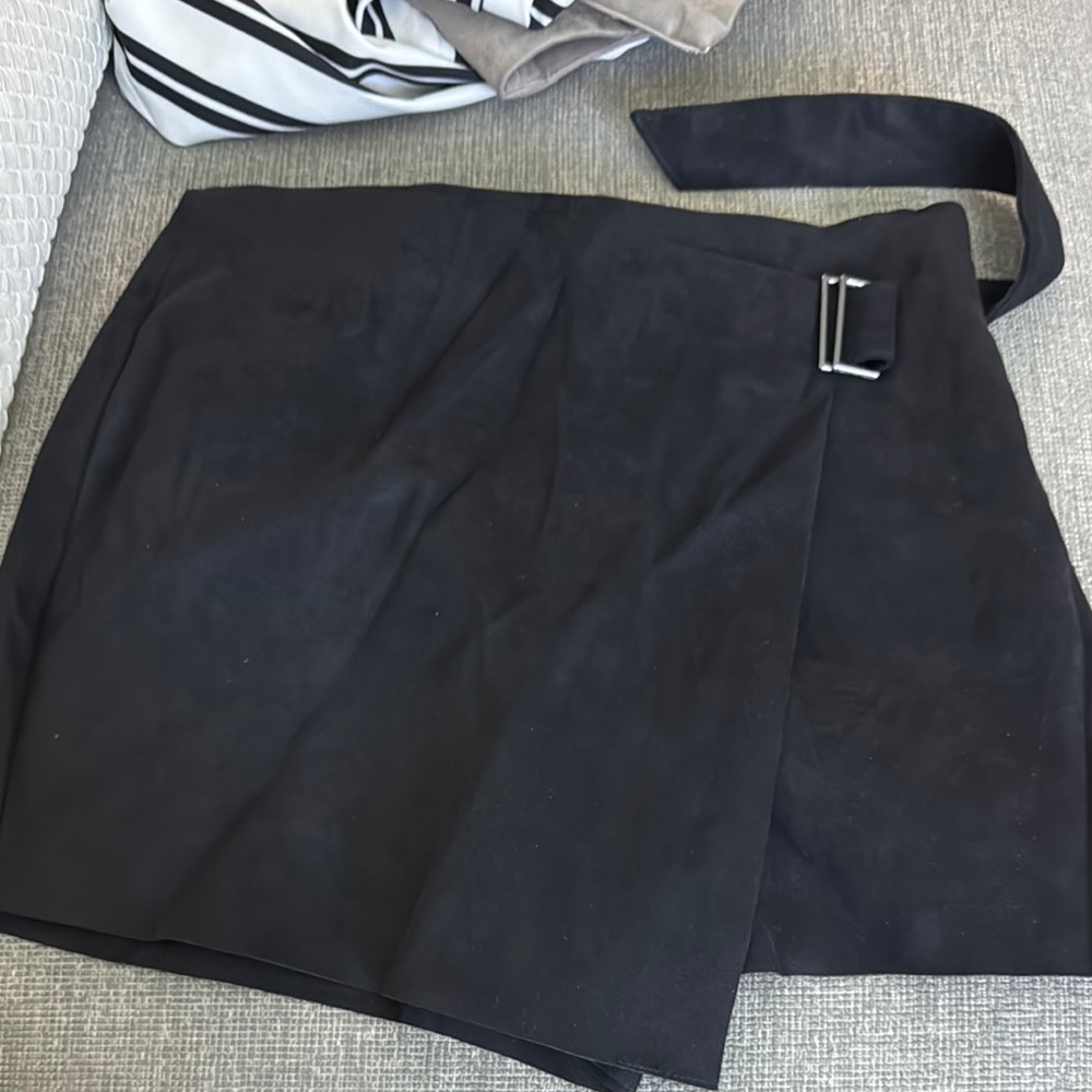 Zara Black Wrap Skirt